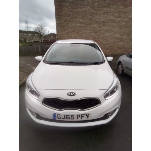 Kia Ceed 1.4 CRDi 2015 White Diesel 12MTHS MOT